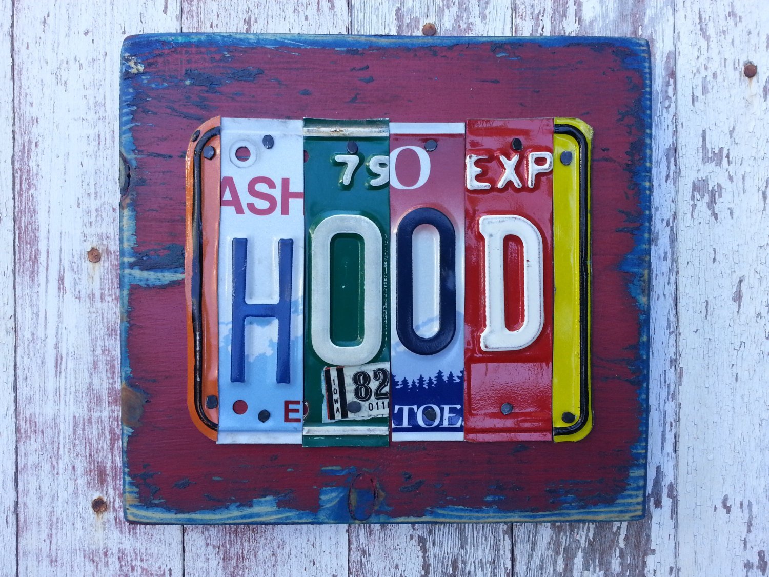 Decorative Tin License Plate