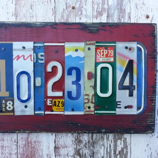 Decorative Tin License Plate