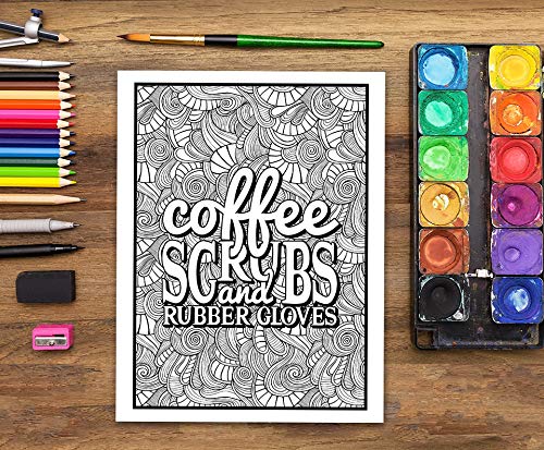 Dental Life: A Snarky Coloring Book for Adults