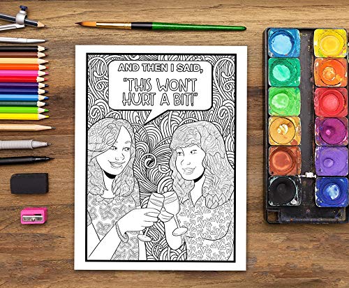 dental life a snarky coloring book for adults  giftopix