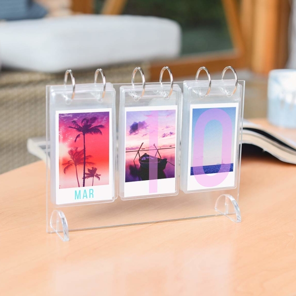 Desk Calendar Style Photo Album for Instax Mini