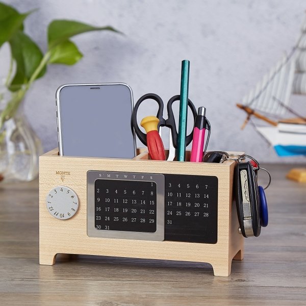 Desk Organizer with Calendar