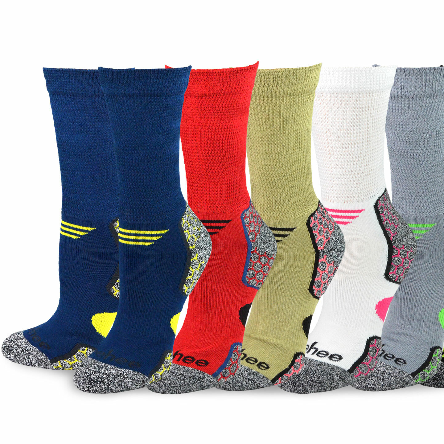 Diabetic Sports Cushion Crew Socks 