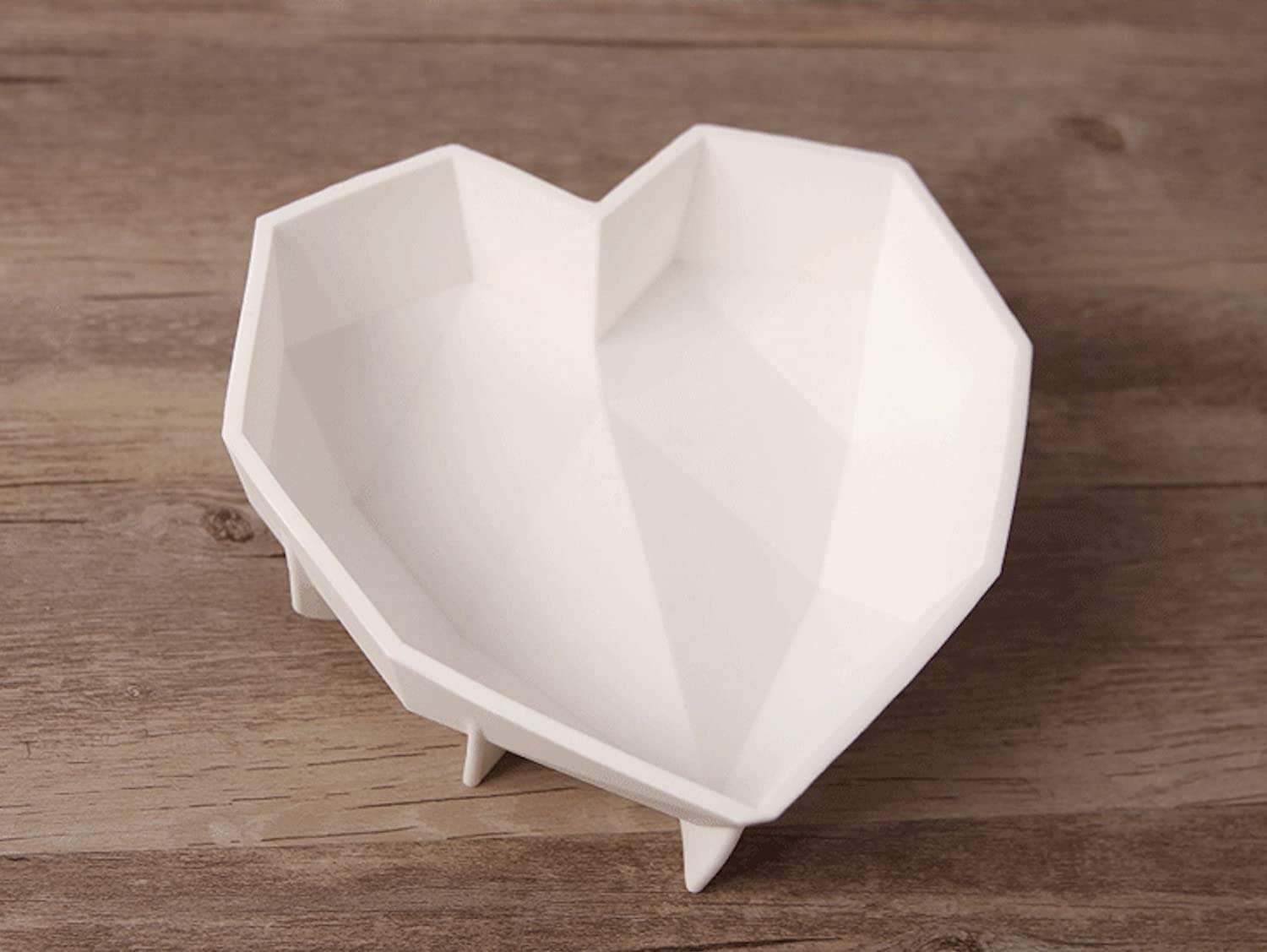 Diamond Heart Silicone Cake Mold