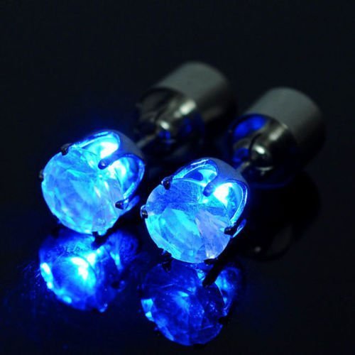 Diamond Shaped LED Earrings