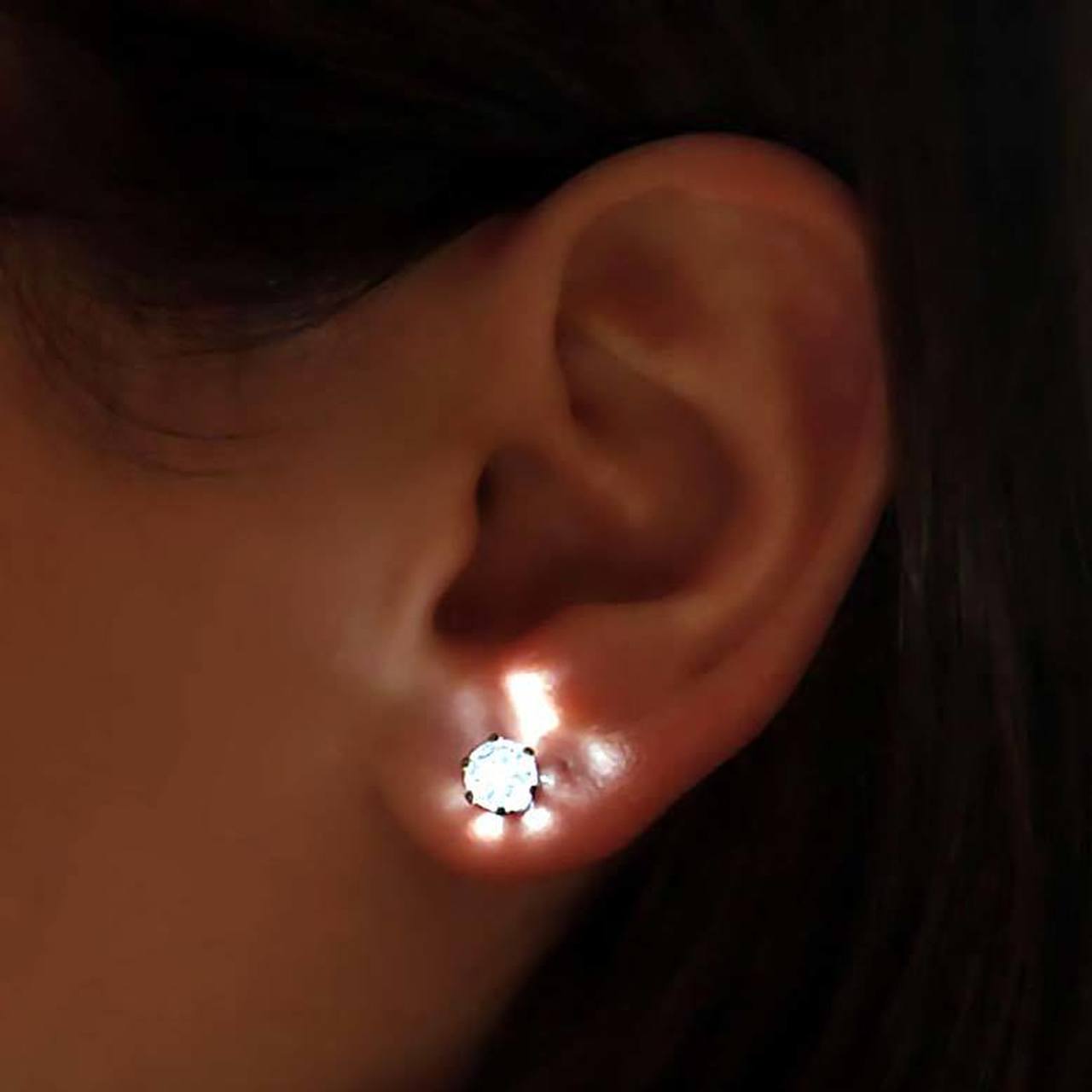 Diamond Shaped LED Earrings