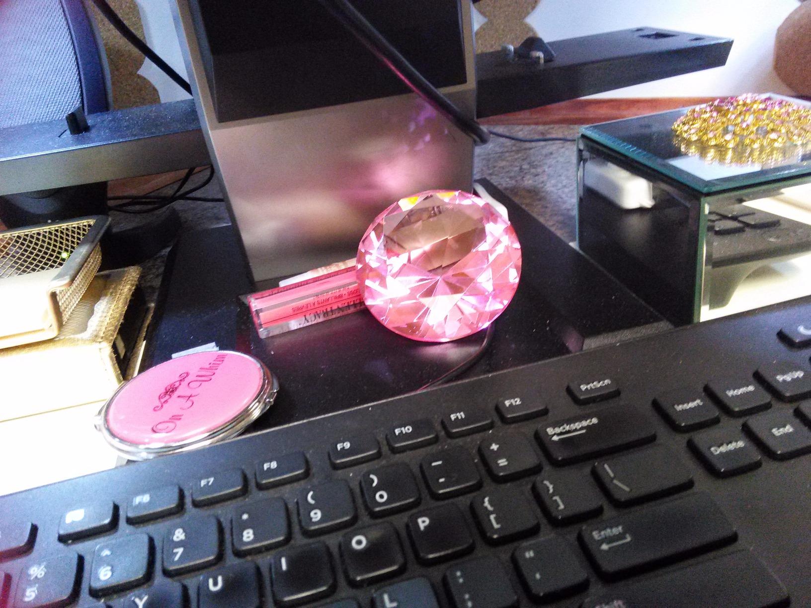 Diamond Shaped Paperweight