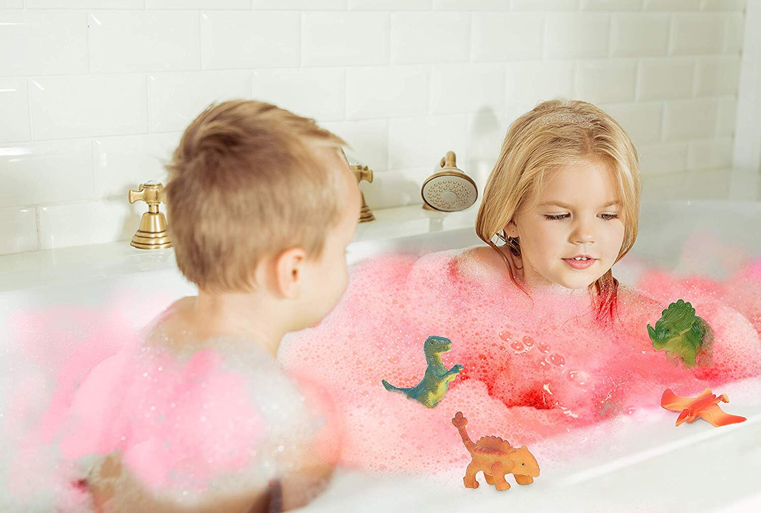 Dinosaur Bath Bombs with Surprise Inside