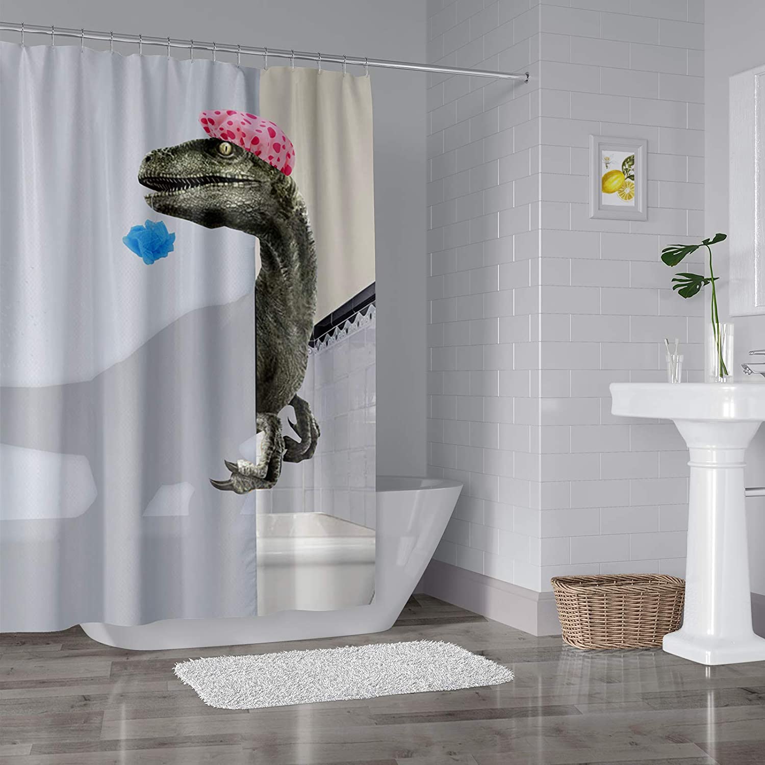 Dinosaur Shower Curtain