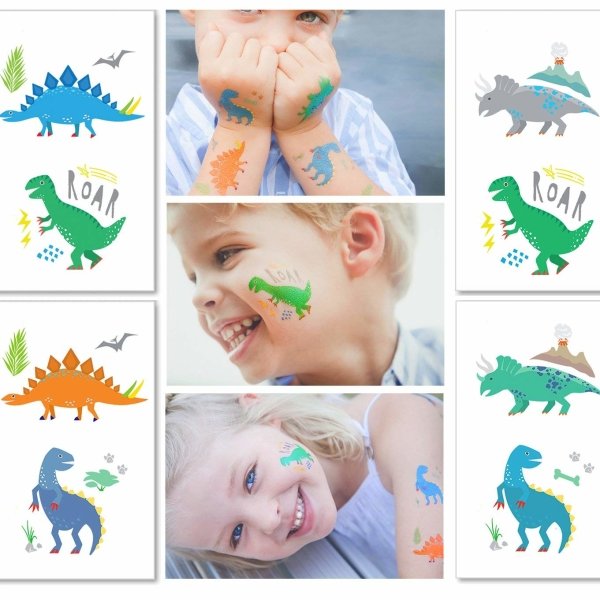 Dinosaur Temporary Tattoos