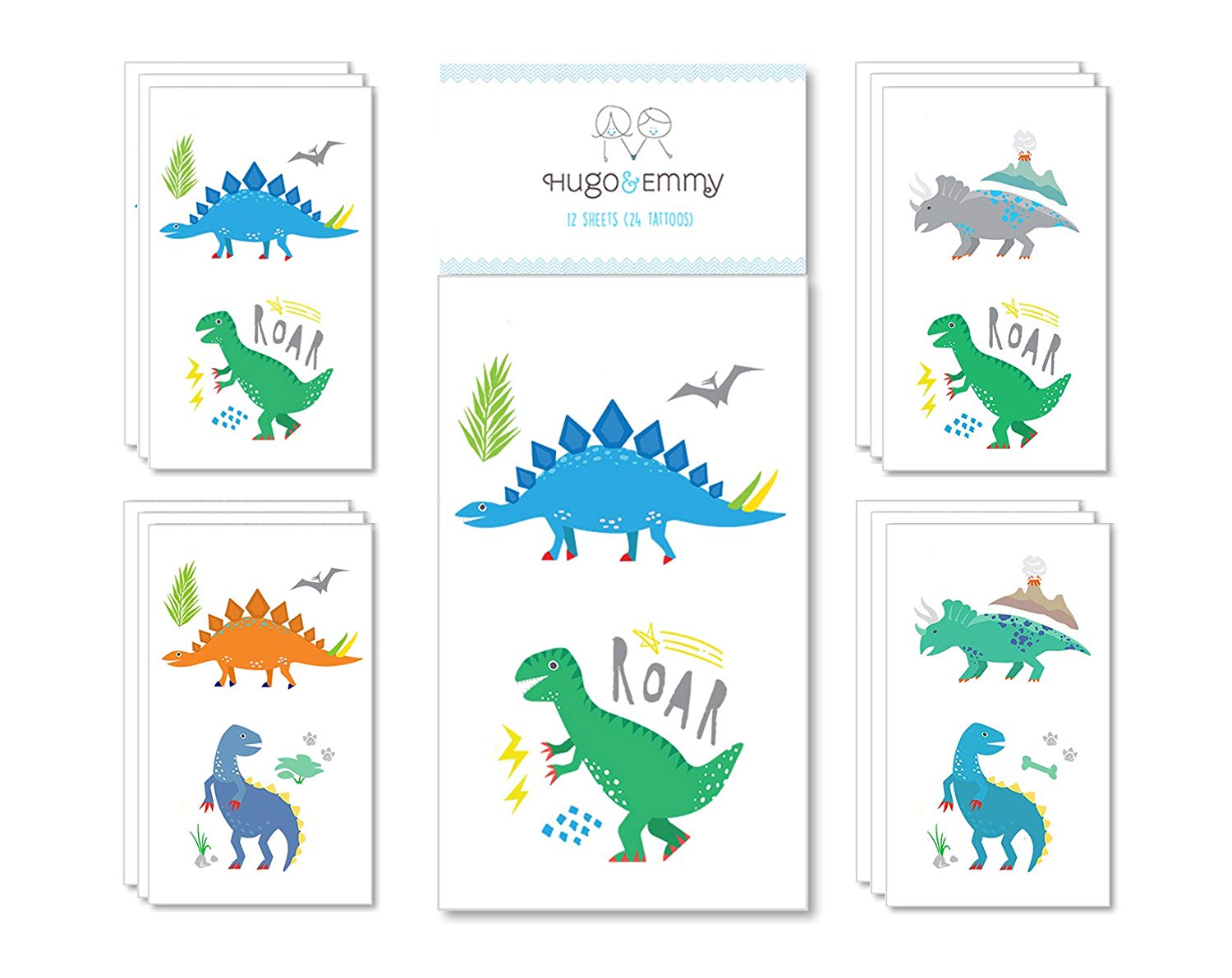 Dinosaur Temporary Tattoos