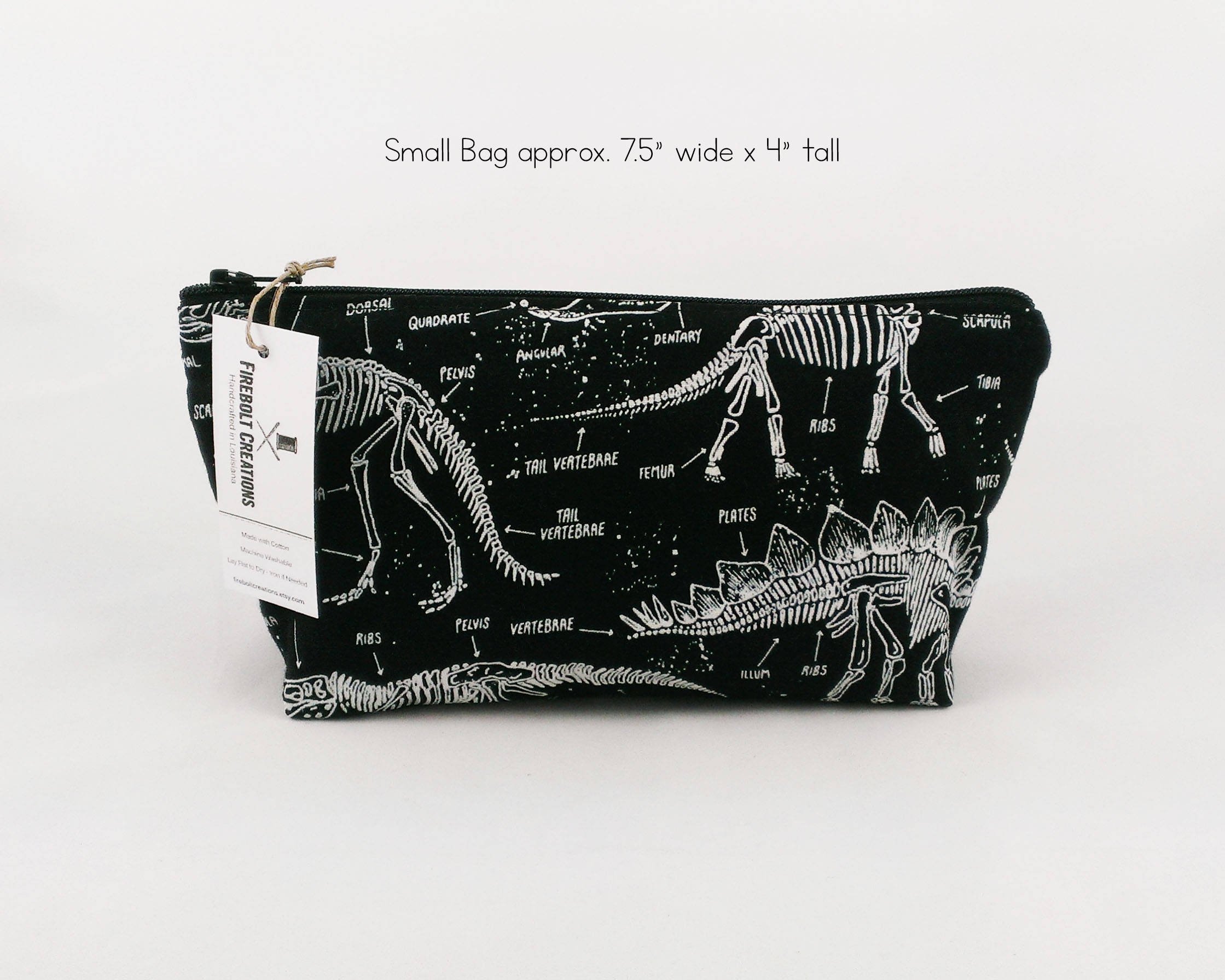 Dinosaur Toiletry Bag (glow in the dark )