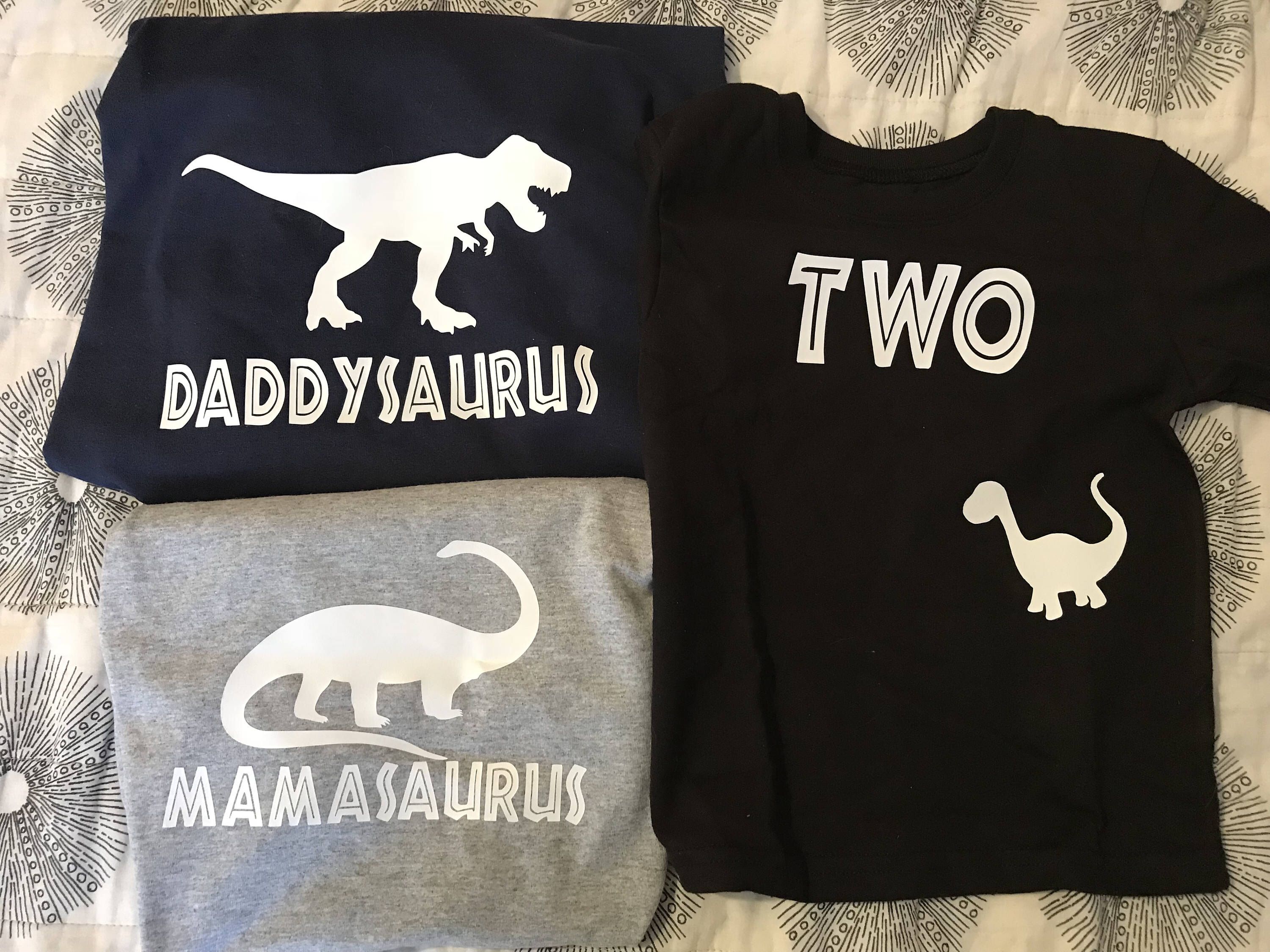 Dinosaurus Family Shirts Gift Set