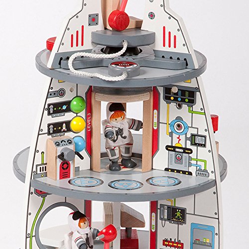 Discovery Space Center Kid's Wooden Playscape Set