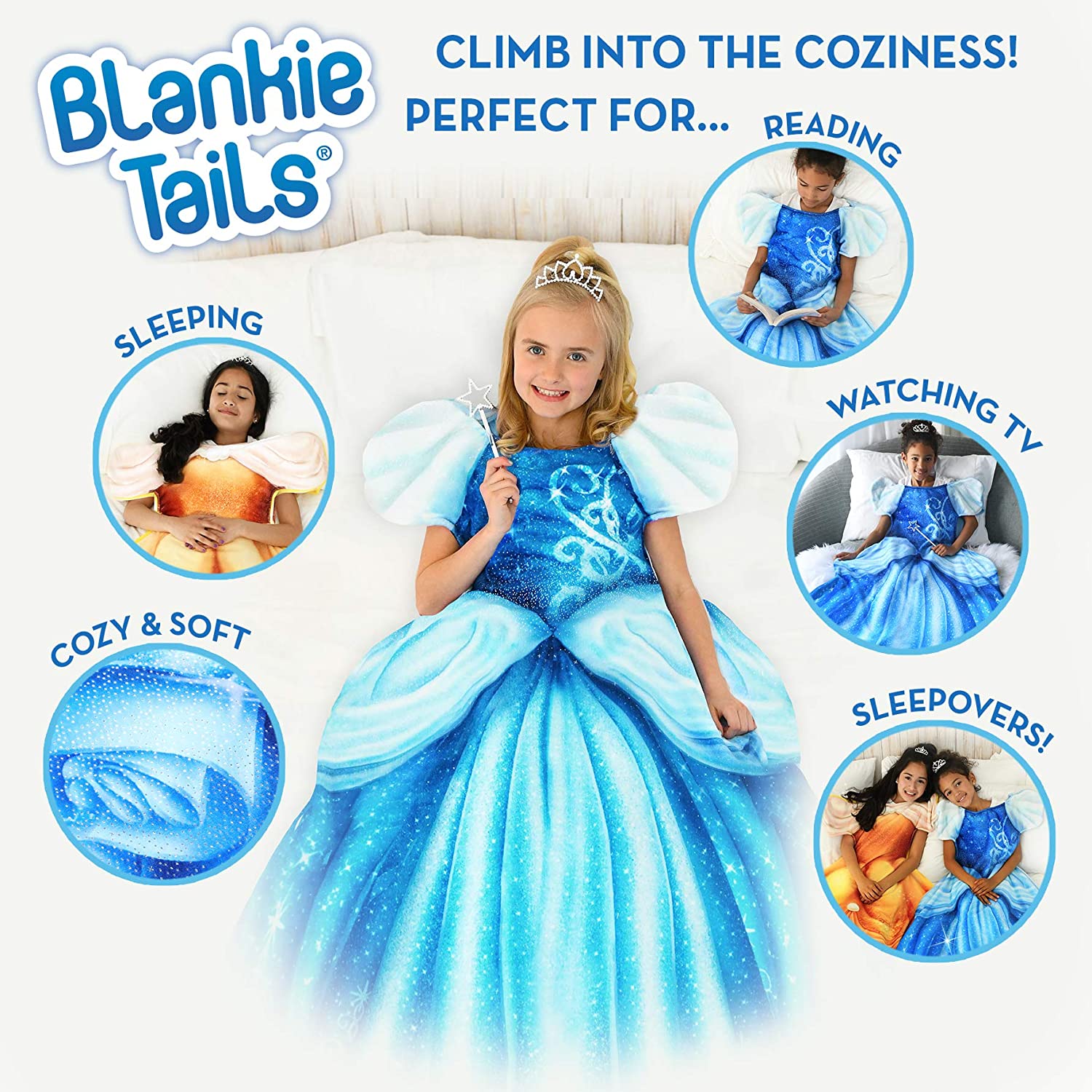 Disney Princess Dress Wearable Blanket