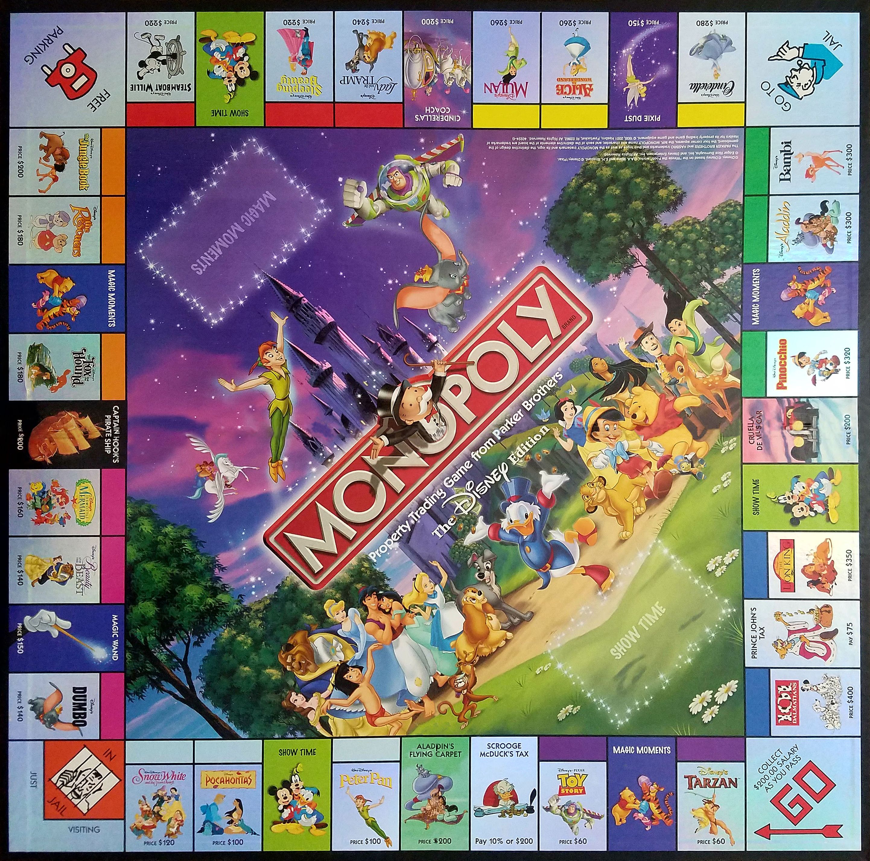 Disney Theme Park Monopoly Game