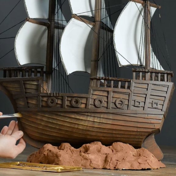 Cardboard Pirate Ship