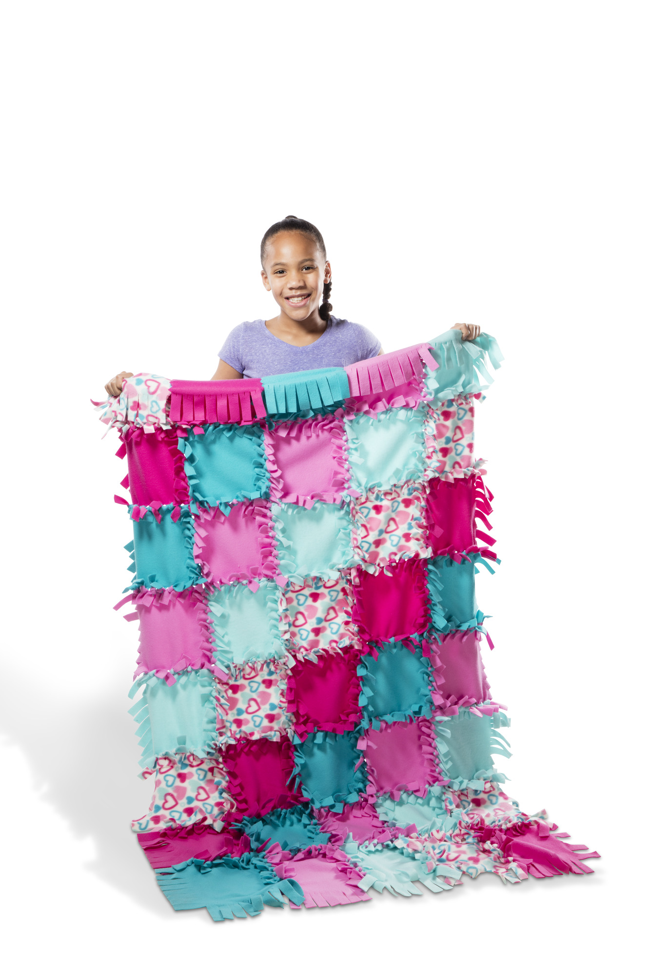  DIY Melissa & Doug Flower Fleece Quilt