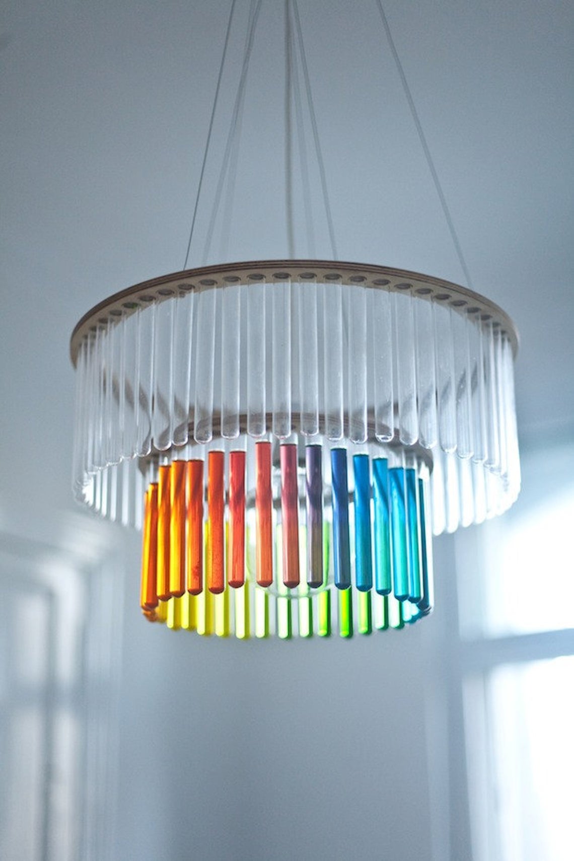 Double Test Tubes Chandelier