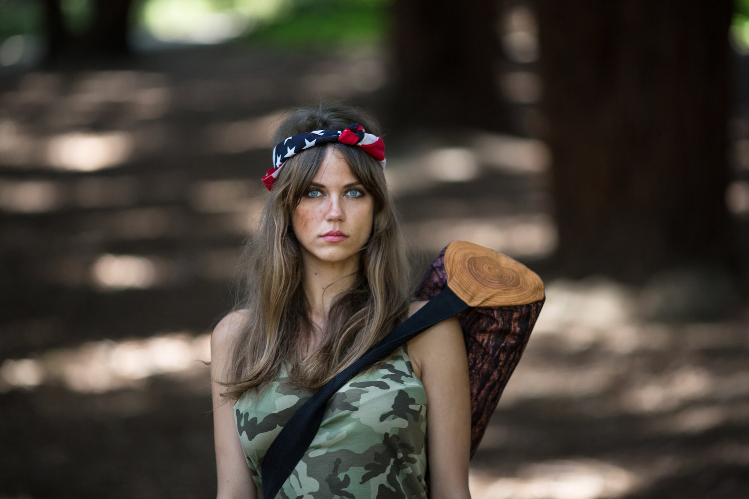 Downward-facing Log Yoga Bag