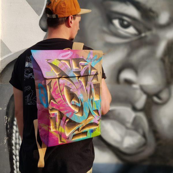 DrawBag Paper-Leather Backpack