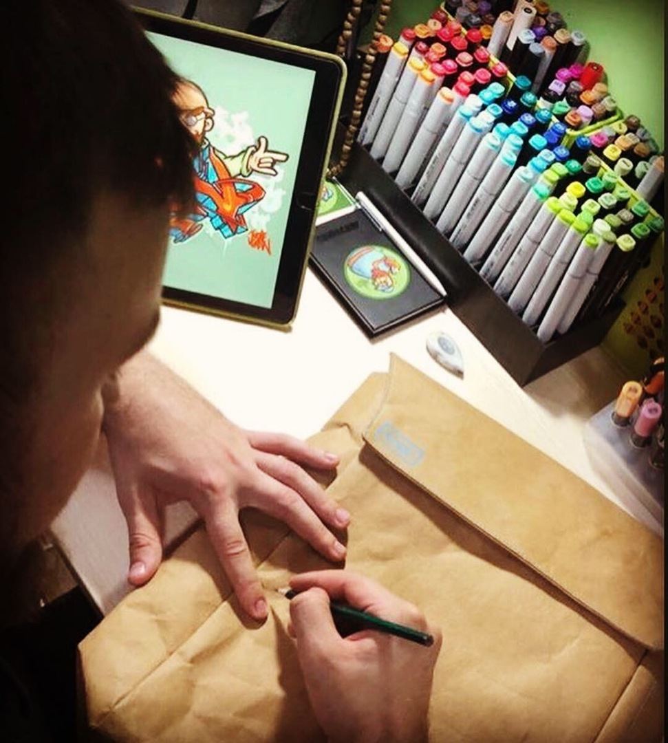 DrawBag Paper-Leather Backpack