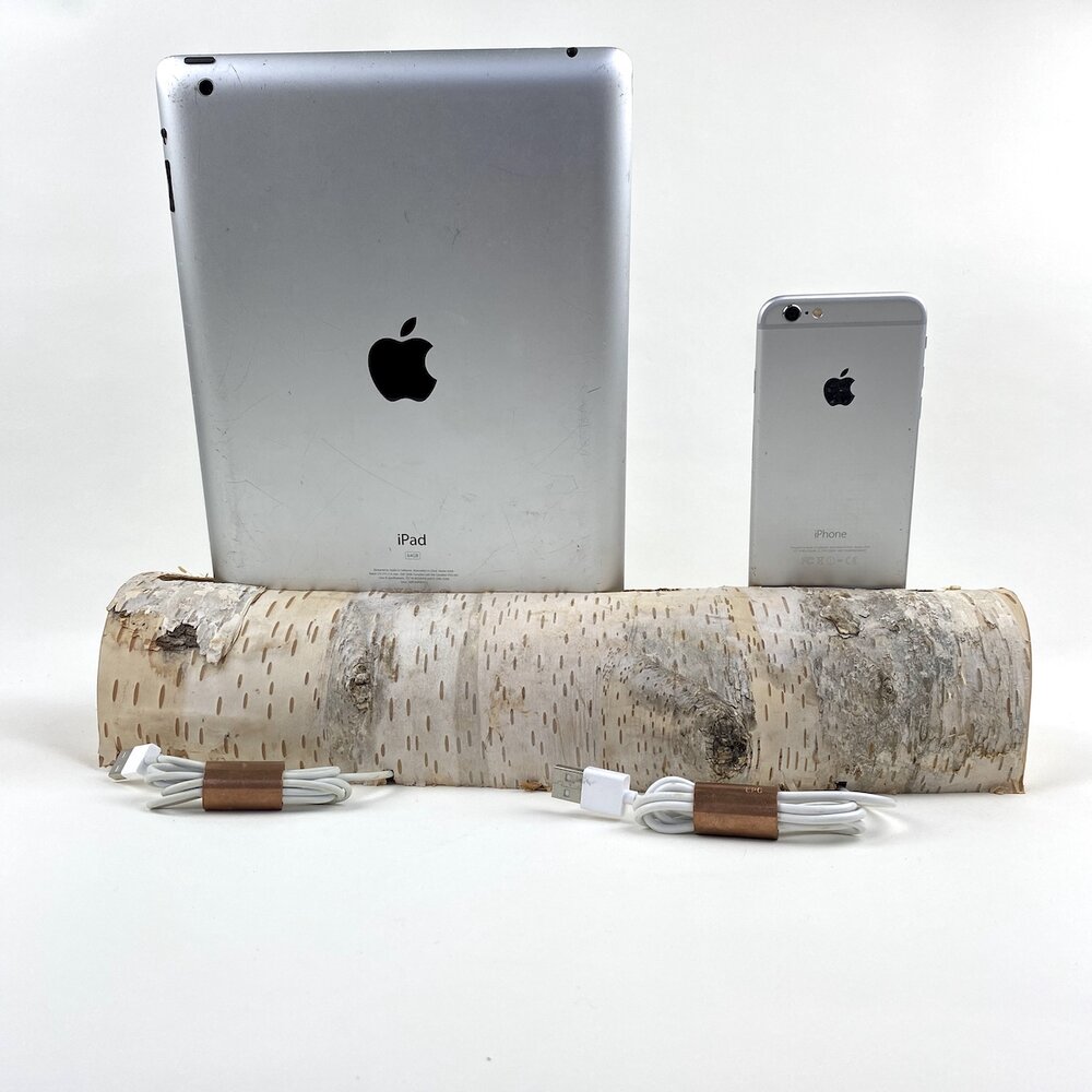 Driftwood Phone and Tablet Dock