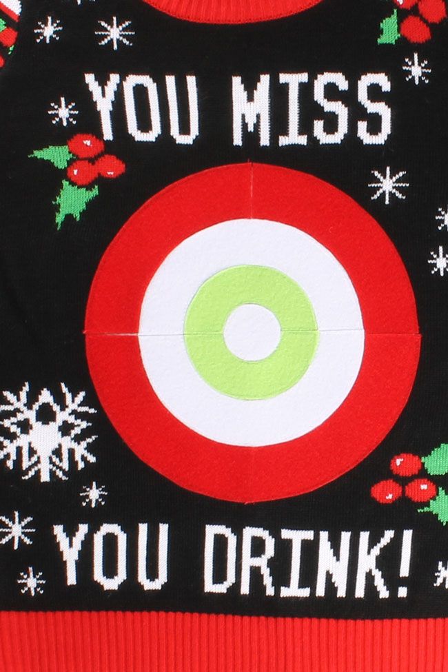 Drinking Game Ugly Christmas Sweater