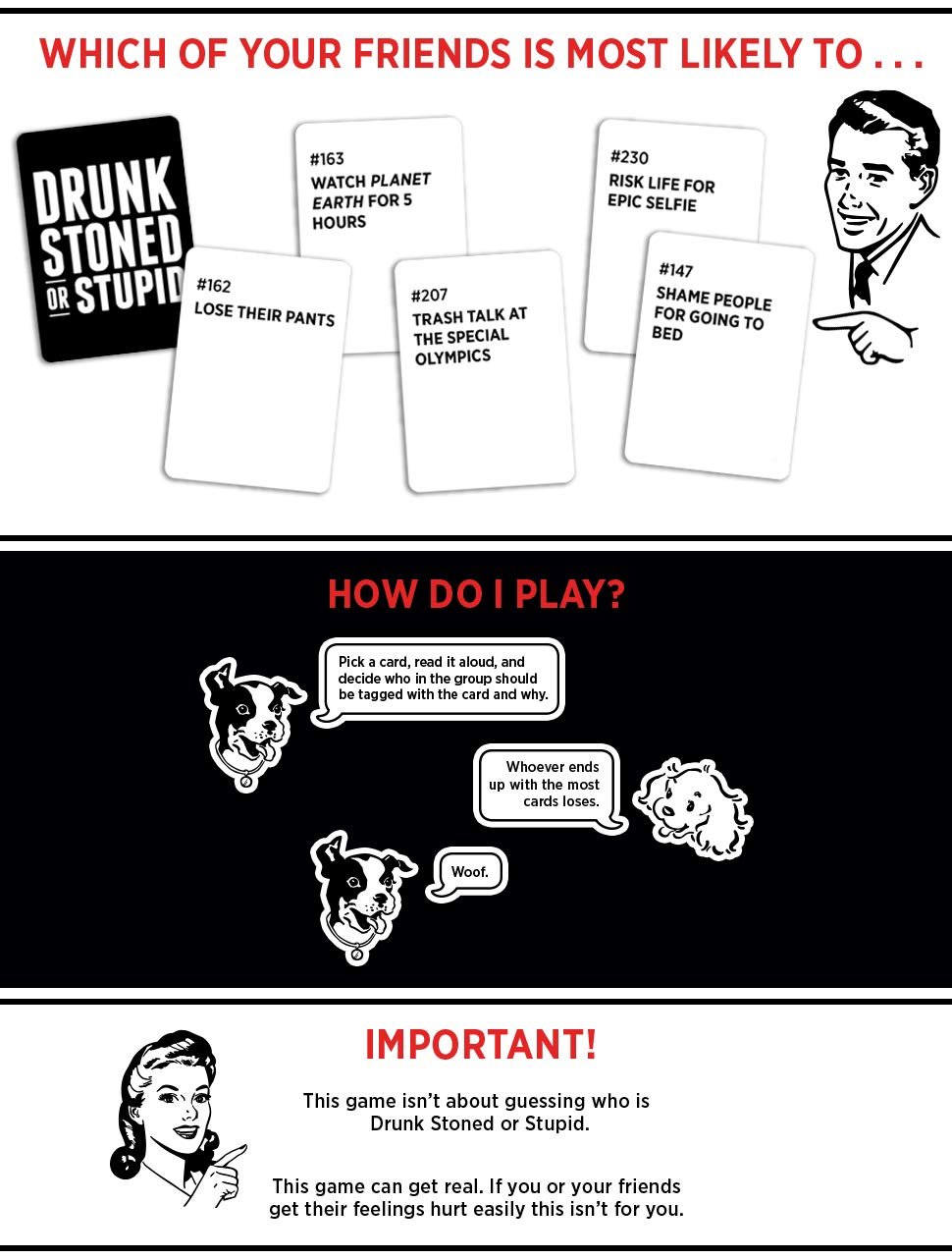 Drunk Stoned Or Stupid Party Game