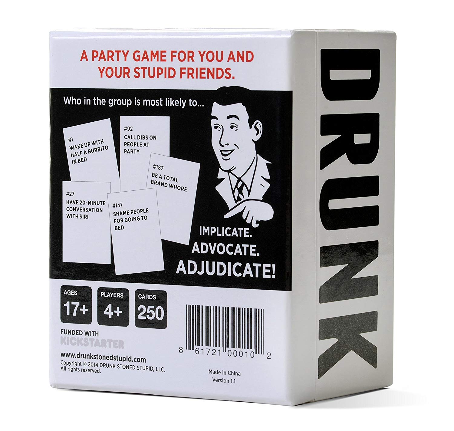 Drunk Stoned Or Stupid Party Game