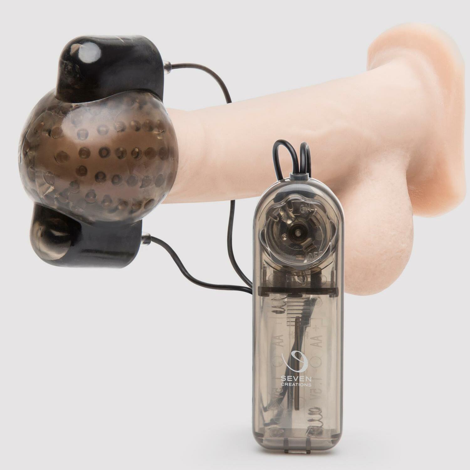 Dual Power Vibrating Penis Head Sleeve