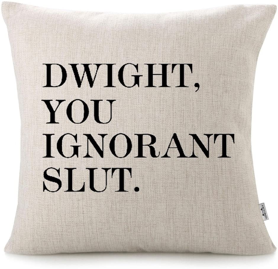 "Dwight, You Ignorant S…" Pillow Case