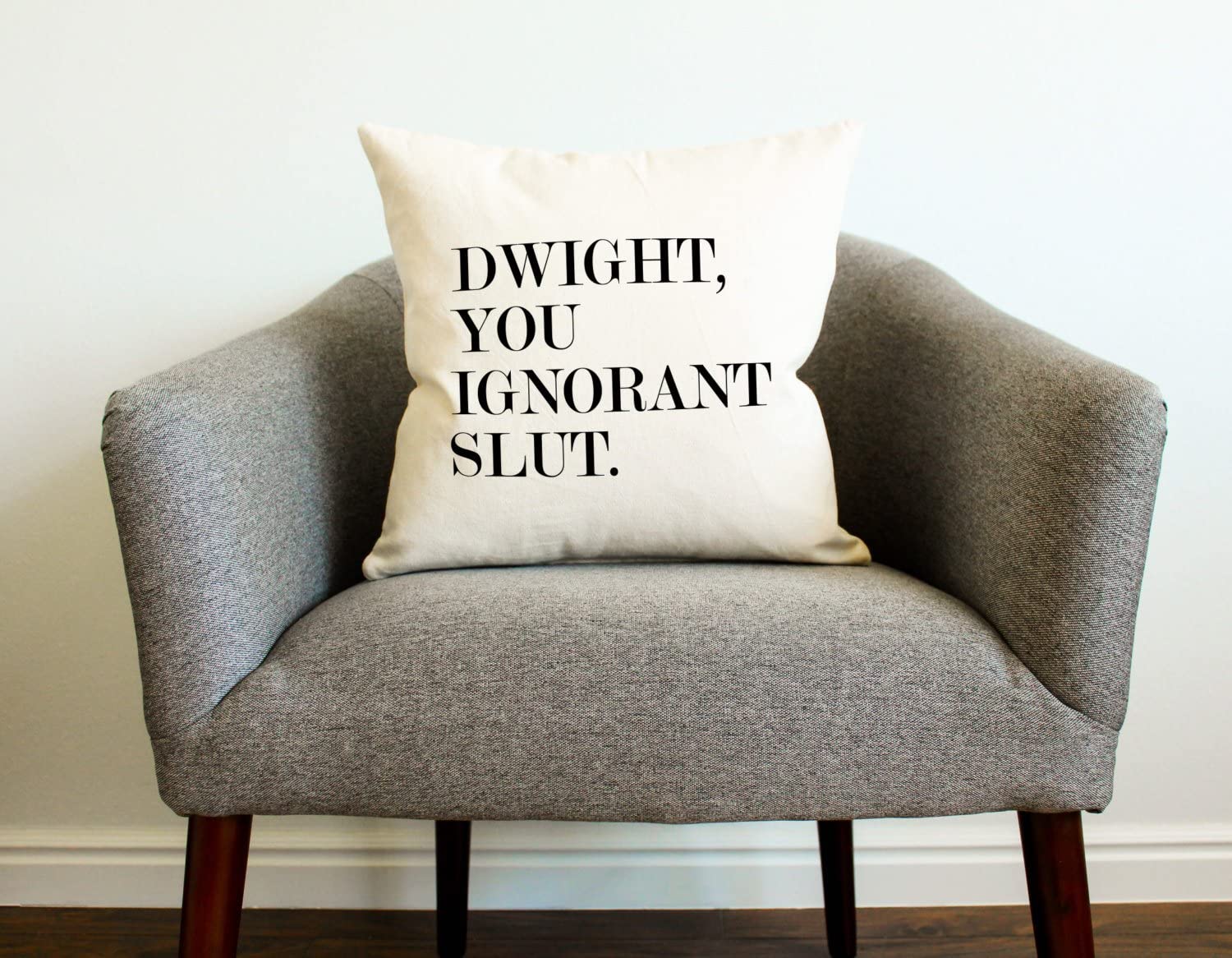 "Dwight, You Ignorant S…" Pillow Case