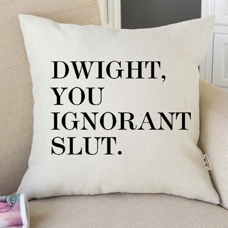 "Dwight, You Ignorant S…" Pillow Case