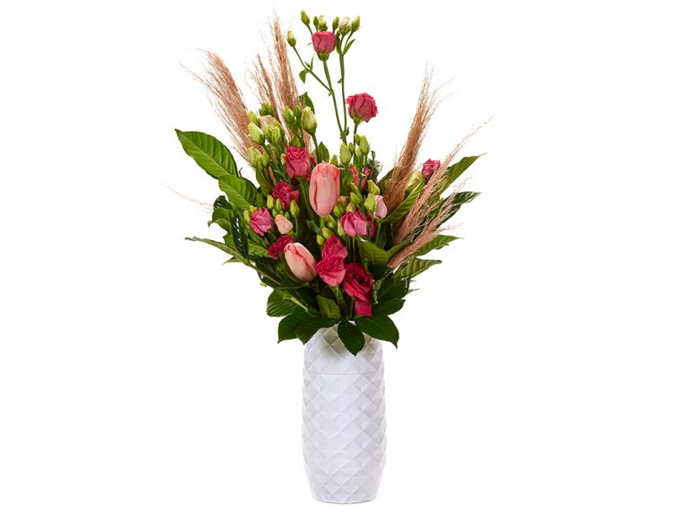 Easy Drain & Stem Access Flower Vase