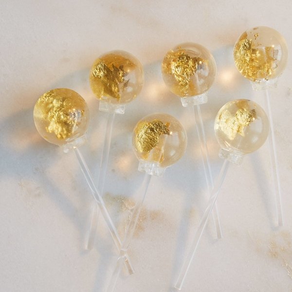 Edible Gold Lollipops