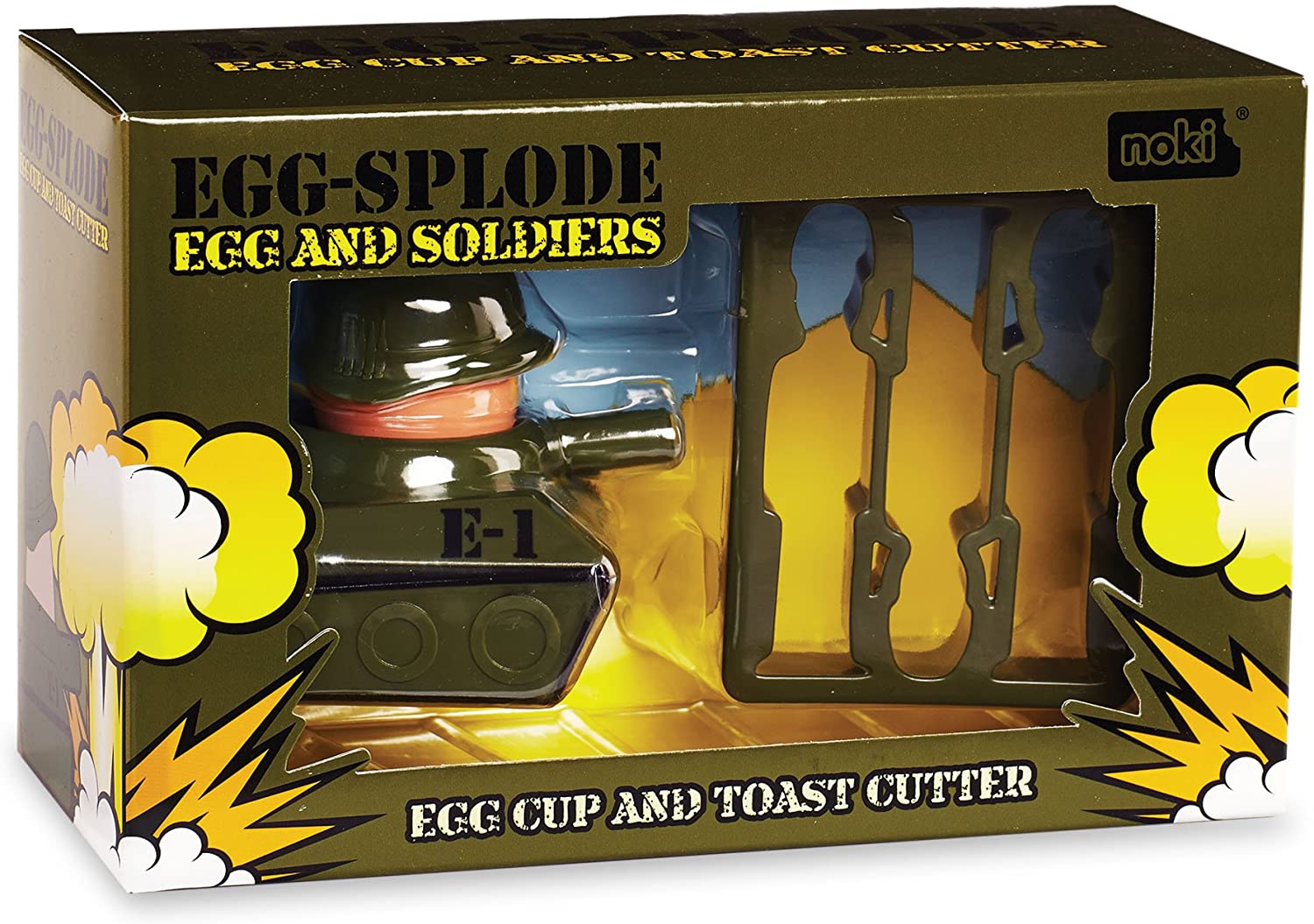 Eggsplode Egg Cup and Soldier Cutter