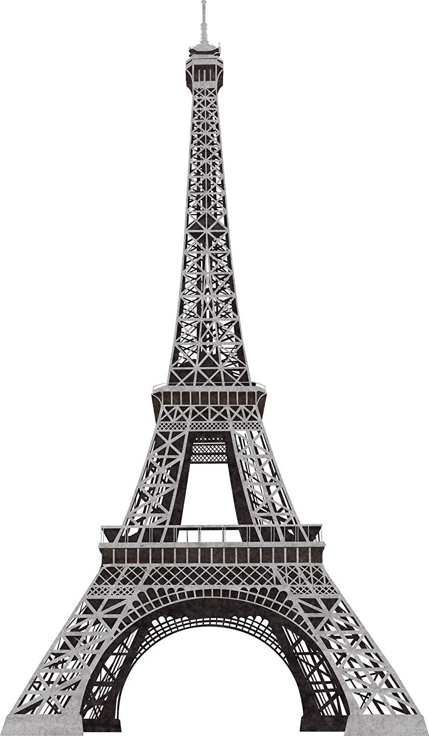 Eiffel Tower Peel and Stick Giant Wall Decal