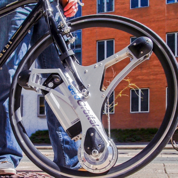 Electric-Powered Bicycle Wheel