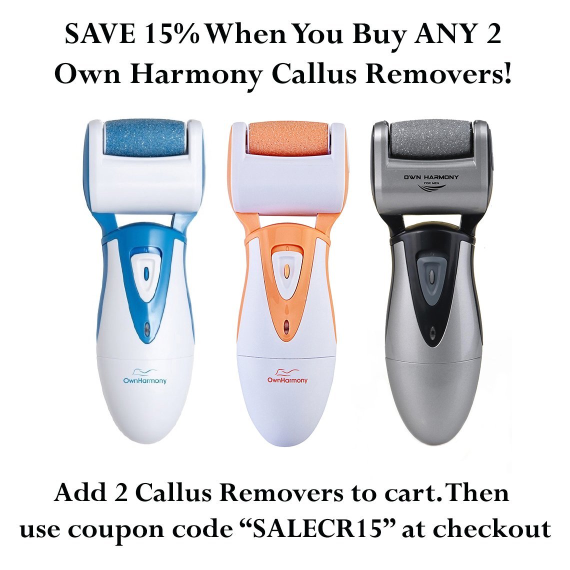Electric Rechargeable Callus Remover