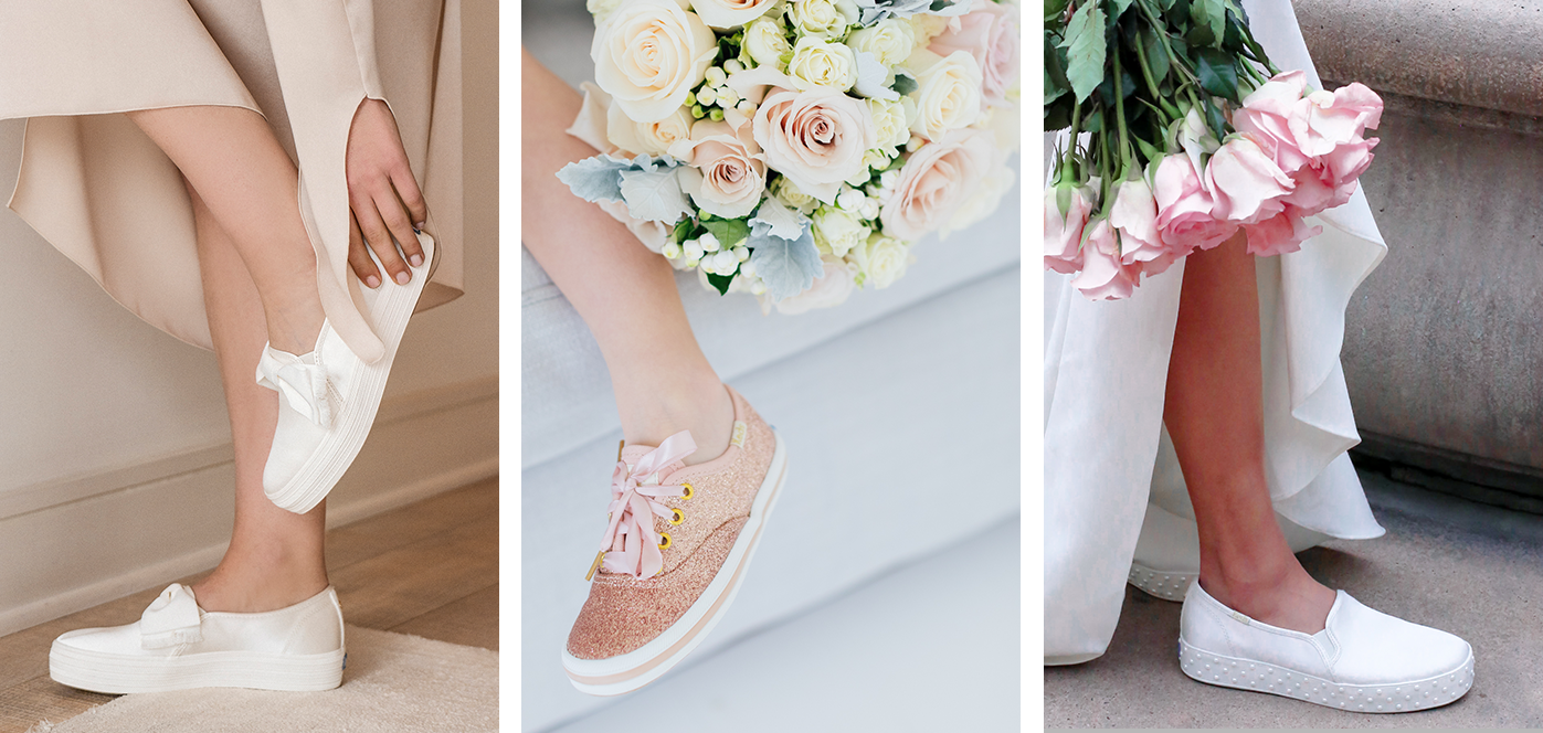 Elegant Bride and Bridesmaids Sneakers from Keds