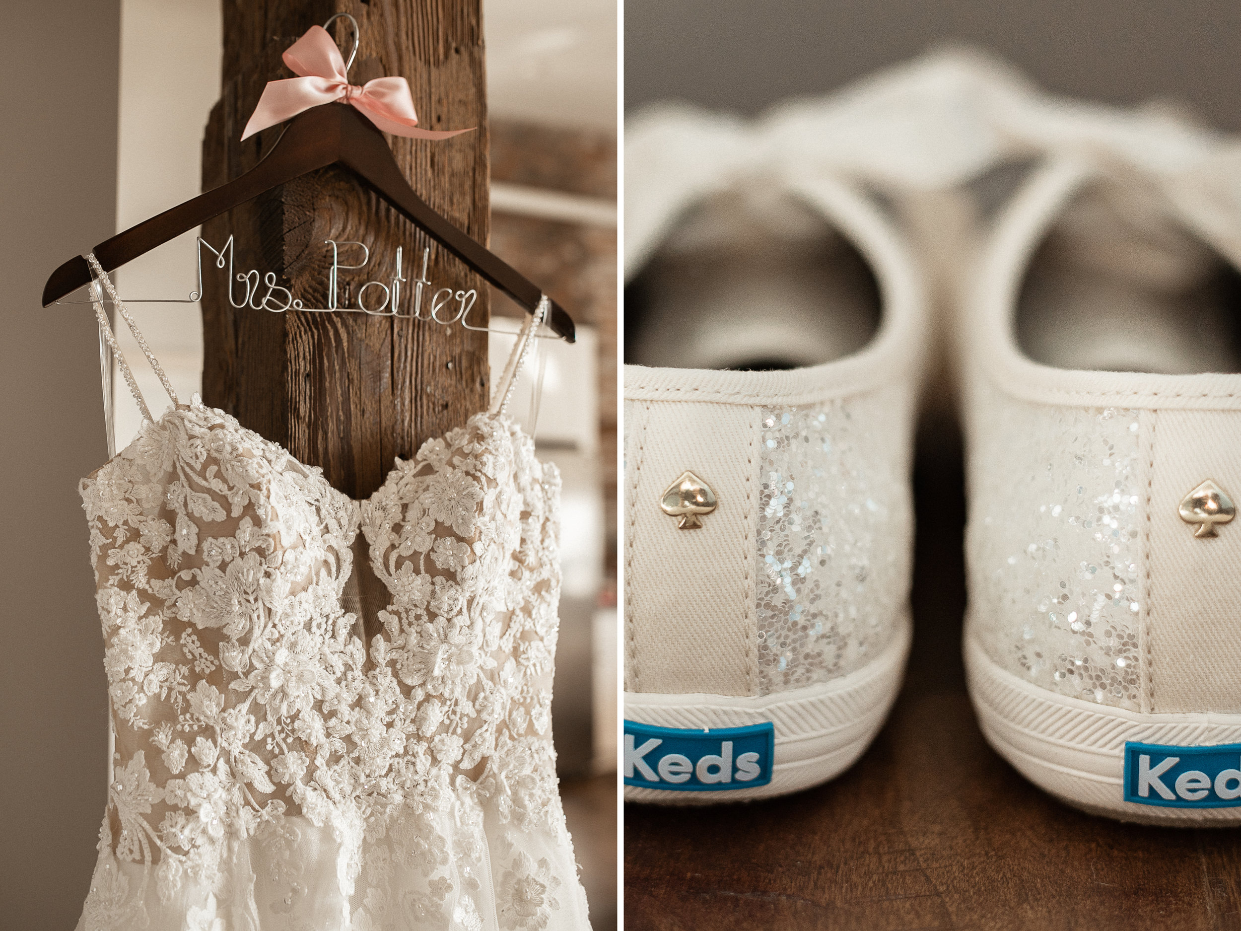 Elegant Bride and Bridesmaids Sneakers from Keds