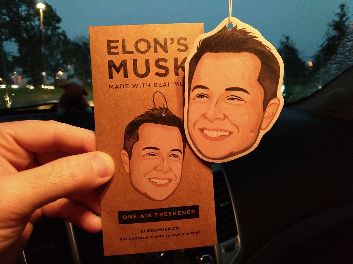 Elon's Musk Air Freshener