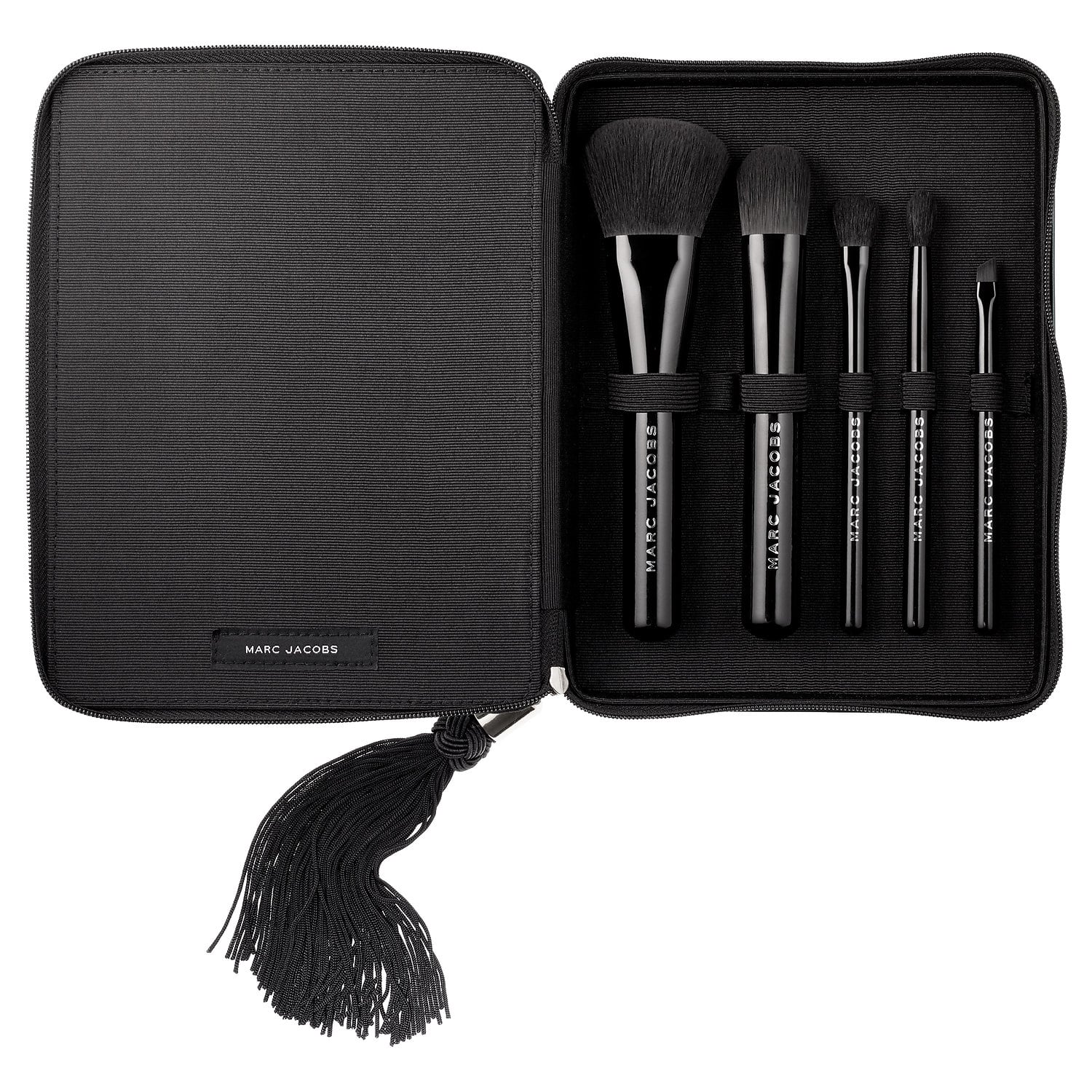 Emerald Five-Piece Travel Brush Set