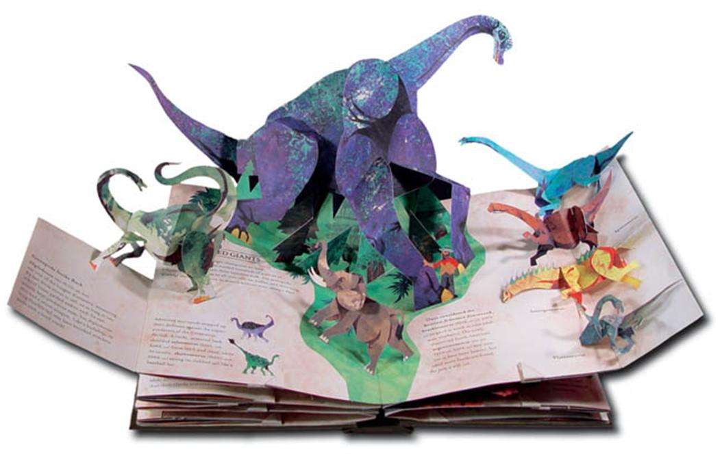 encyclopedia dinosaur pop up