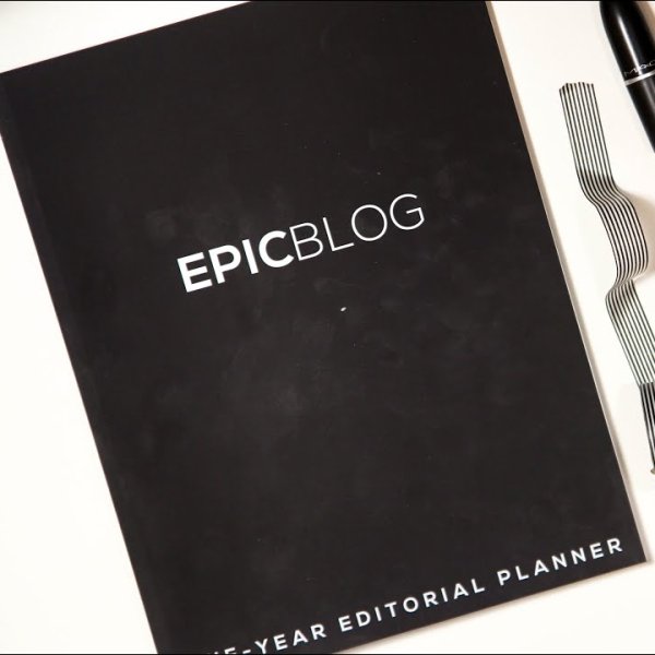 EPIC BLOG: One-Year Editorial Planner Diary