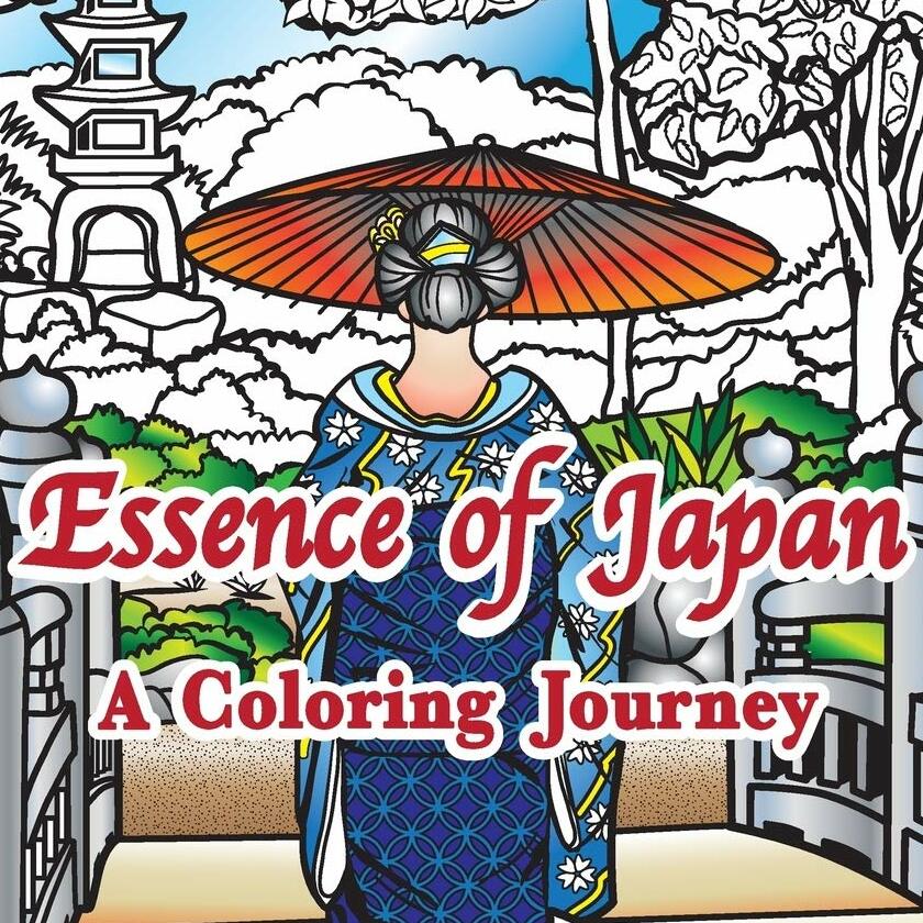 Essence of Japan: A Coloring Journey