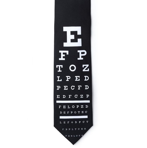 Eye Chart Tie