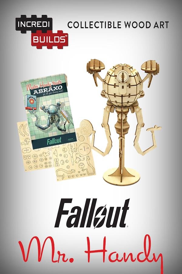 Fallout Mr. Handy 3D Model and Poster