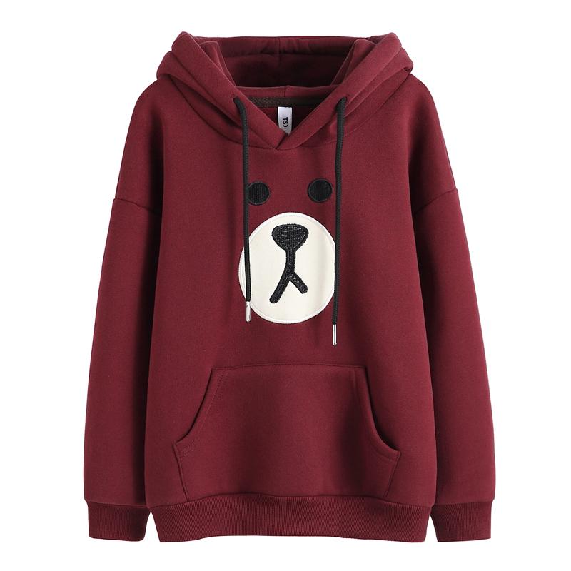 Family Matching Hooded Sweaters Bear Face | Giftopix